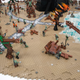 Illustration for article titled The Battle of Isengard from emLord of the Rings/em, depicted in 22,000 LEGO bricks